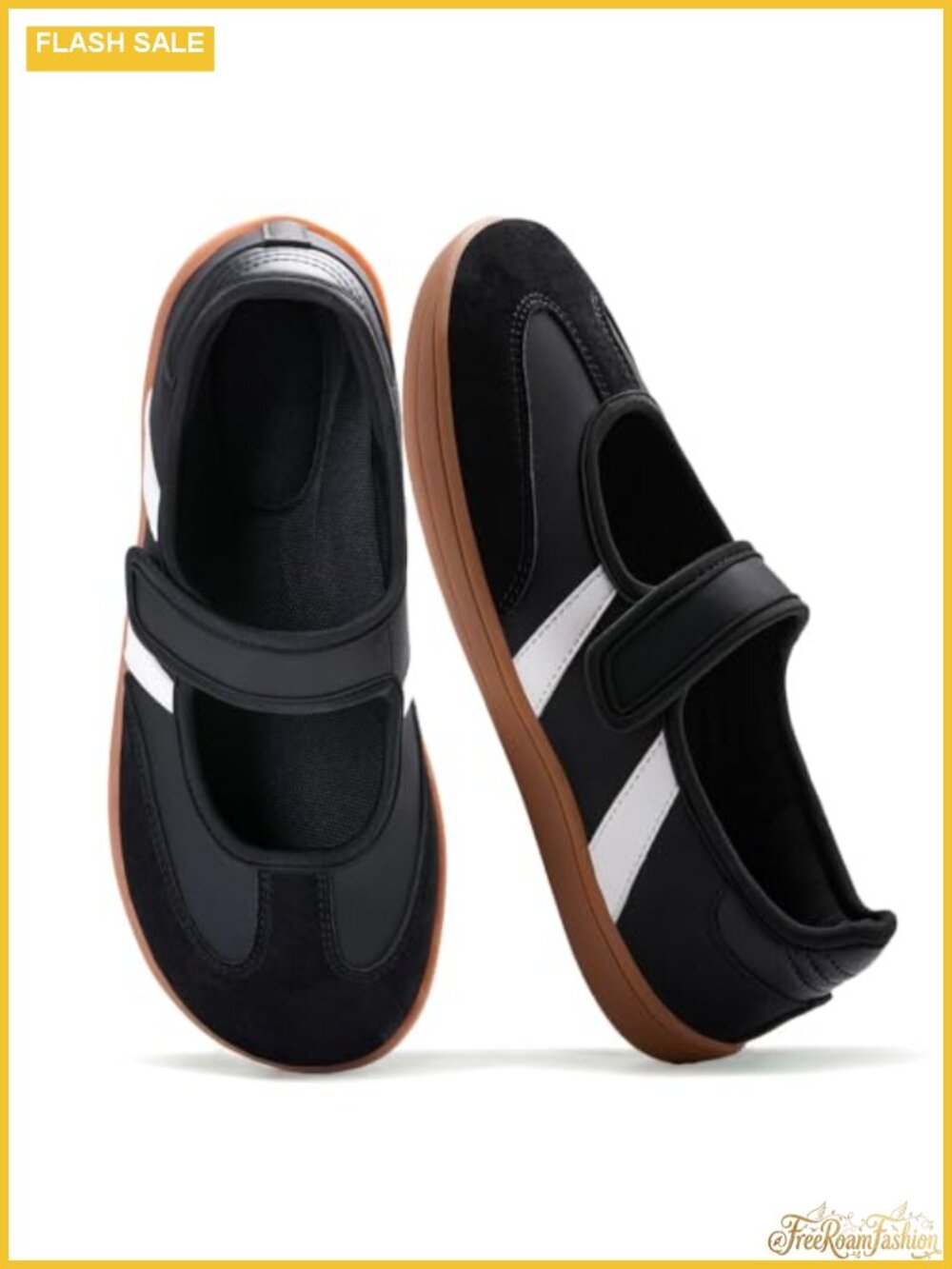 Mary Jane Sneaker Womens Suede & Synthetic Leather Wide Toe Box Zero Drop